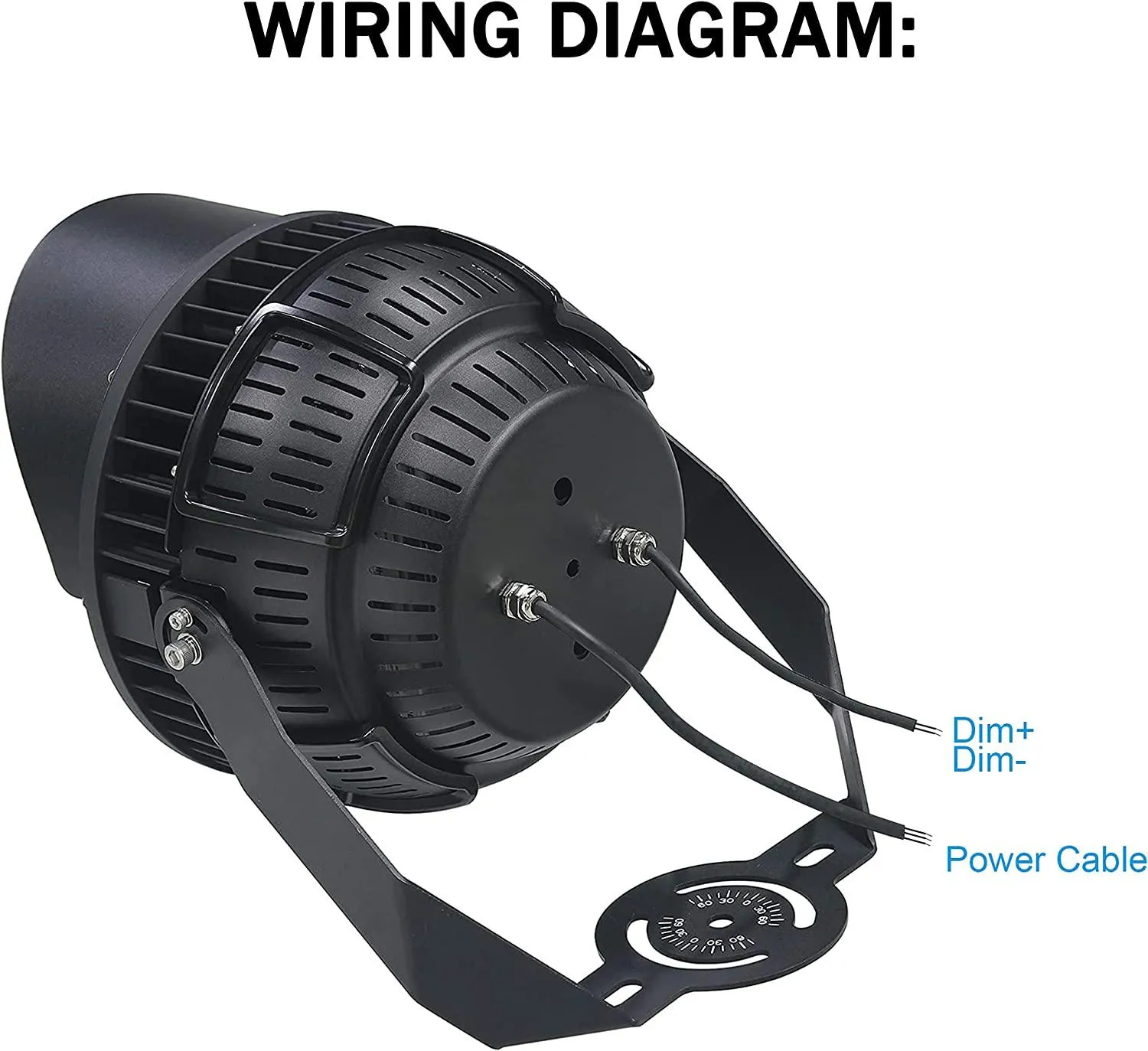 500W Led Stadium Light - 277-480Vac - 70000 Lumens 5000K, 0-10V Dimmable IP65, 30 Degree Beam Angle, UL-Listed