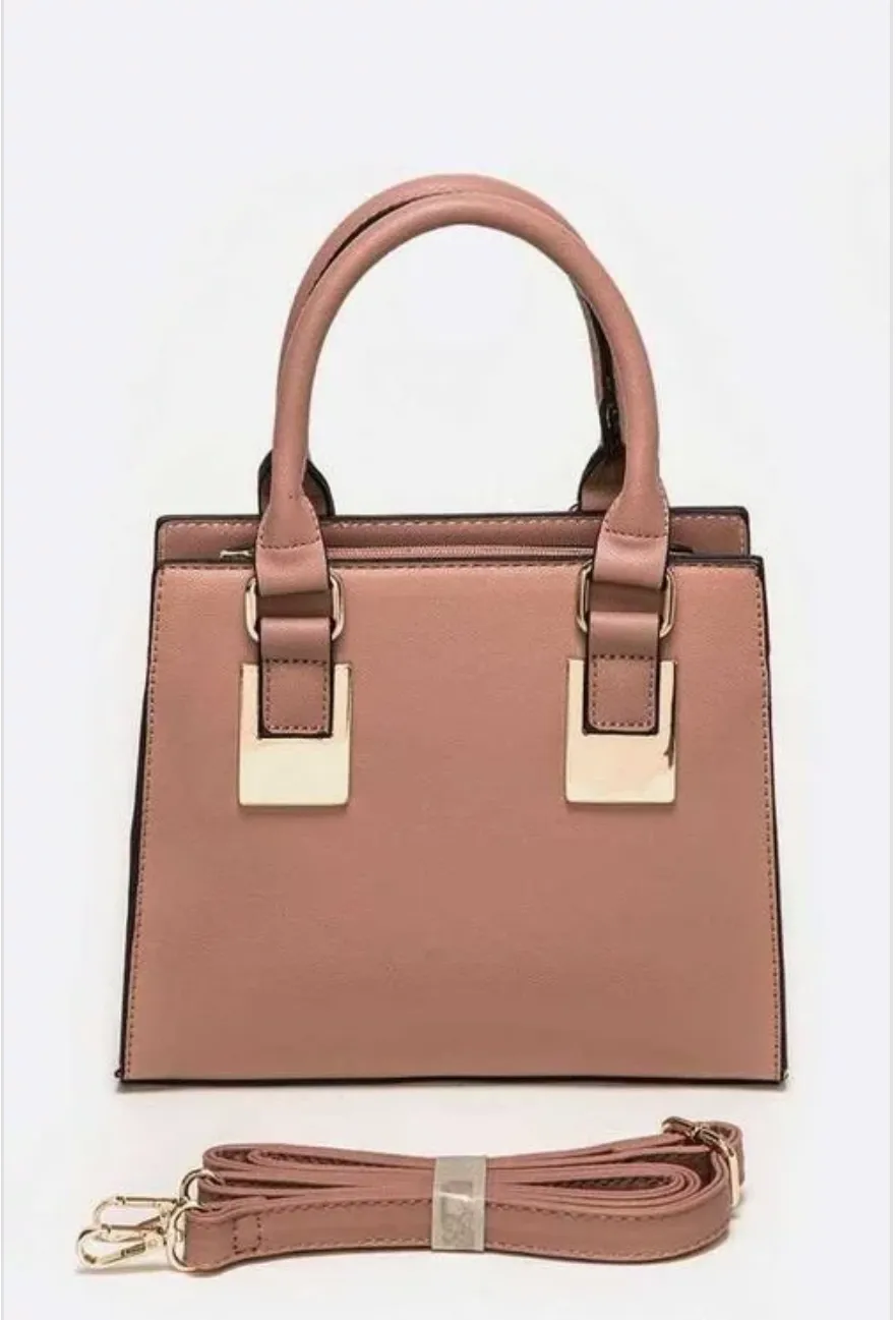 About My Business Mauve Handbag