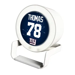 Andrew Thomas New York Giants 78 Ready Night Light Charger and Bluetooth Speaker