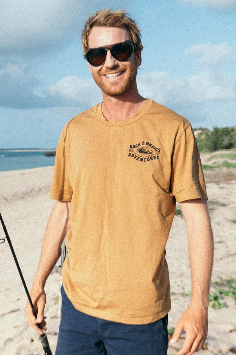 Back To Basics Adventure Tee - Rust