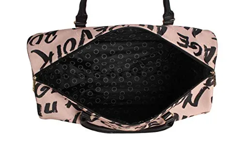BCBGeneration BCBG Luggage PERF-ECT Wheeled Duffel Carry On Bag (Perf-ECT Pink)