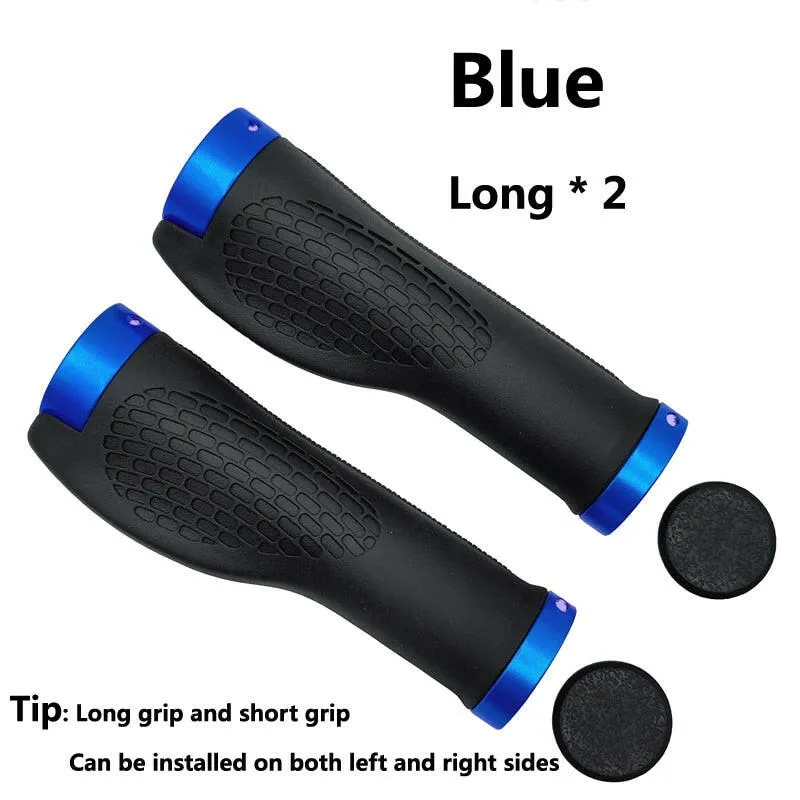 Bicycle Handlebar Grips Short Long Grip Integrated Rubber handle MTB Cycling Hand Rest Mountain Bike Grip Grippings BMX Grips