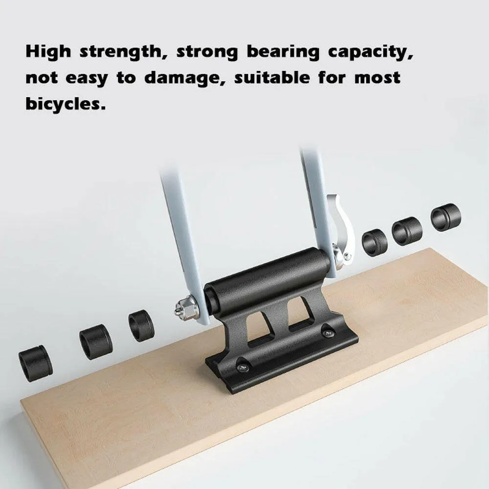 Bike Fork Mount Quick Release Bicycle Block Aluminum Alloy Front Fork Fixed Clamp for 5x100mm 12x100mm 15x100mm 15x110mm Quick Release Skewer