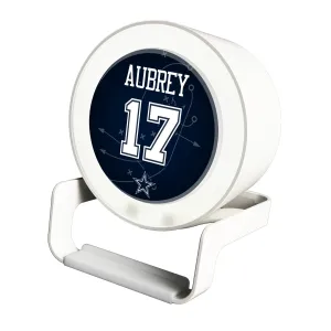 Brandon Aubrey Dallas Cowboys 17 Ready Night Light Charger and Bluetooth Speaker