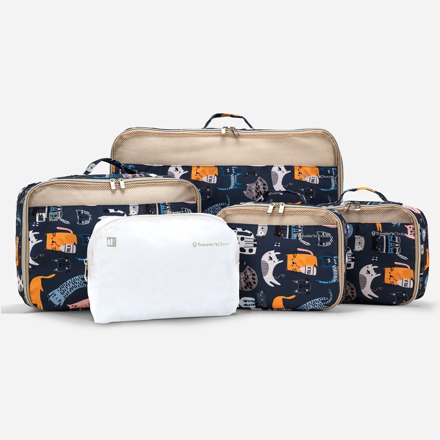 Cloverland 5-Piece Packing Cubes
