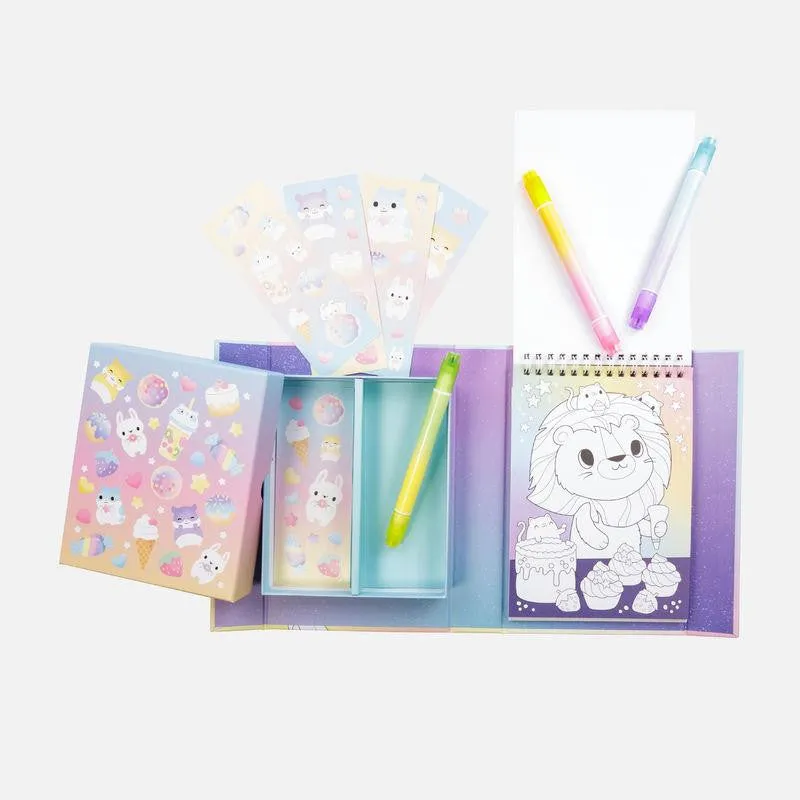 Coloring Set Kawaii Cafe