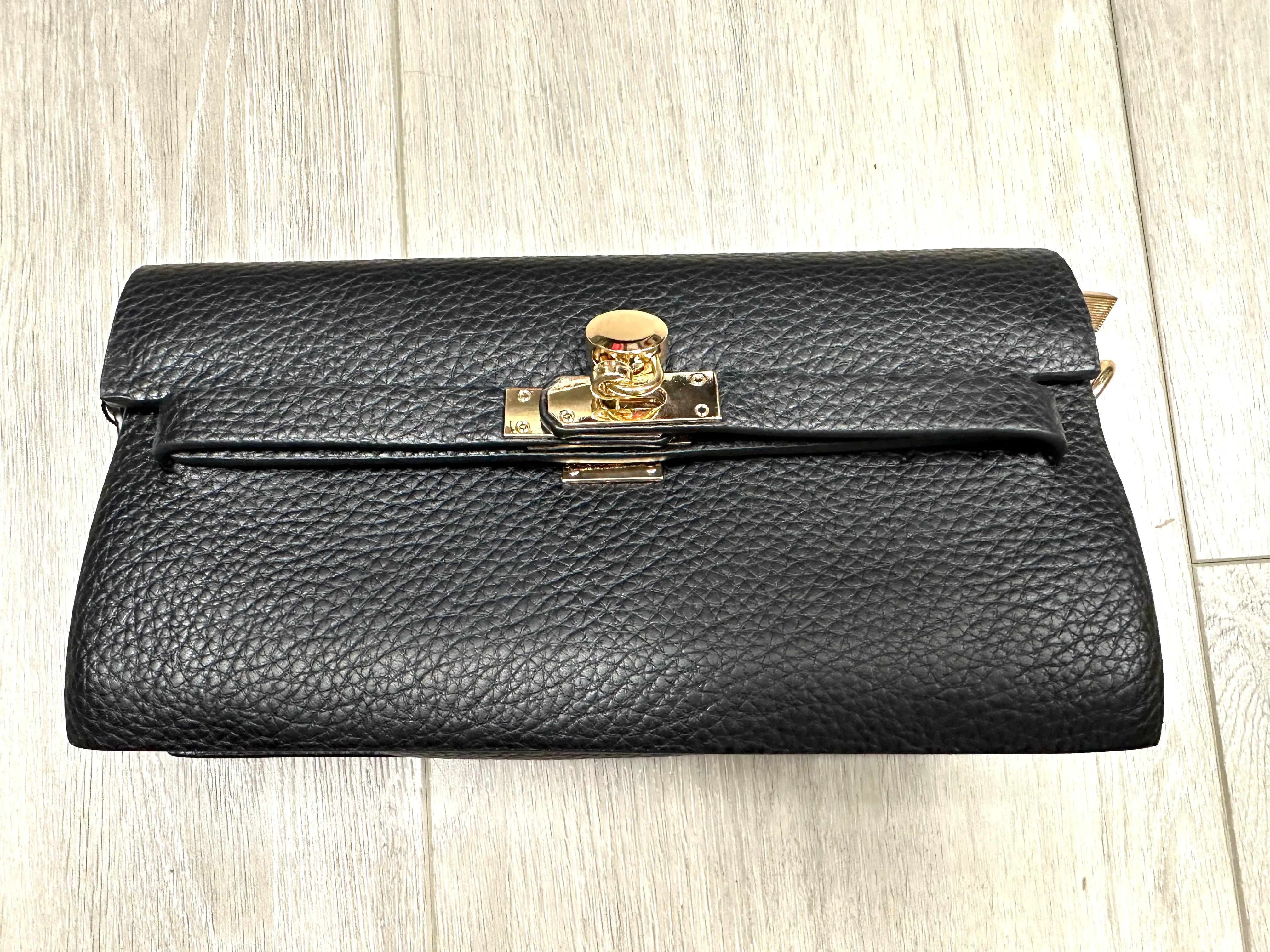 Faux Pebble Leather Crossbody