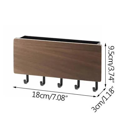 Fishhook Shelf storage rack key wooden hanger room rack