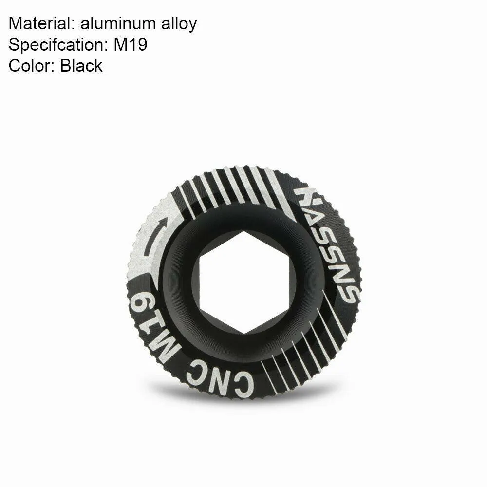 HASSNS Mtb Crank Cover Cap Bicycle Hollowtech Integrated Crankset Screw Mountain Bike Connecting Rods Cover Cap M15/M18/M19/M20