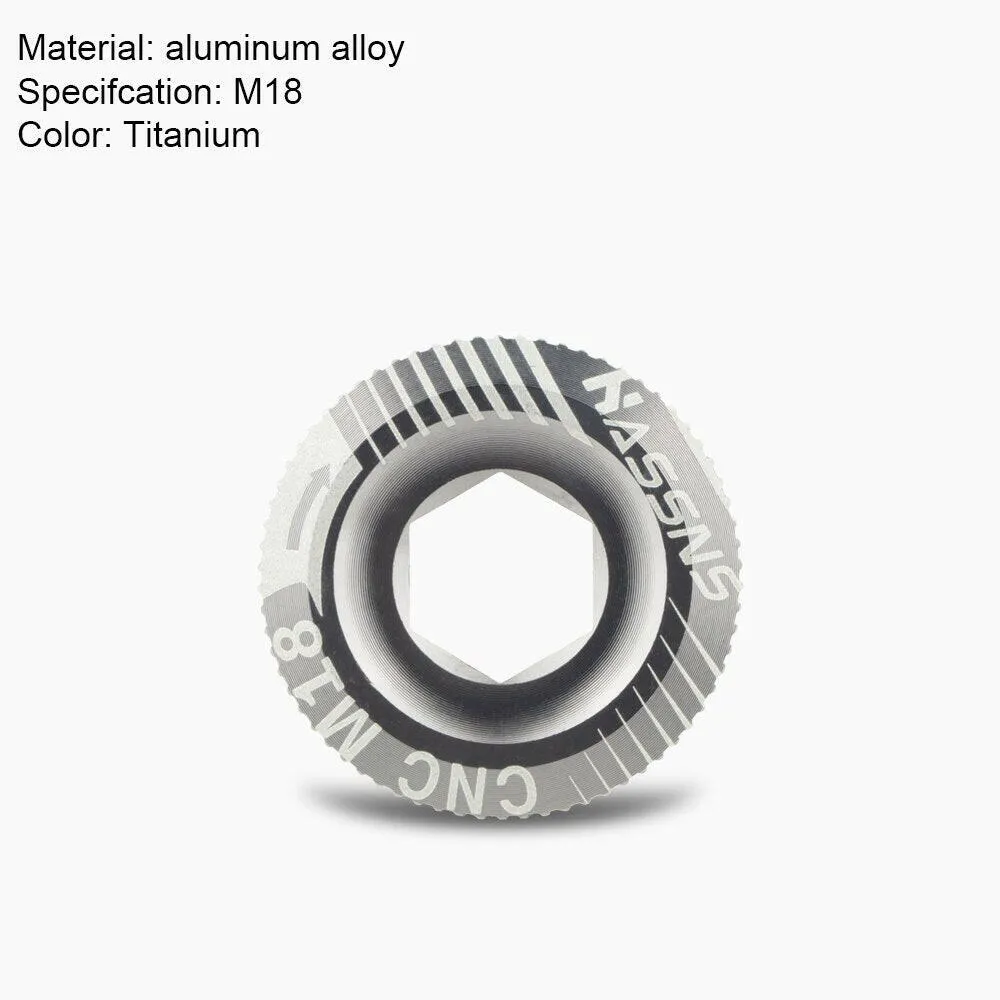 HASSNS Mtb Crank Cover Cap Bicycle Hollowtech Integrated Crankset Screw Mountain Bike Connecting Rods Cover Cap M15/M18/M19/M20