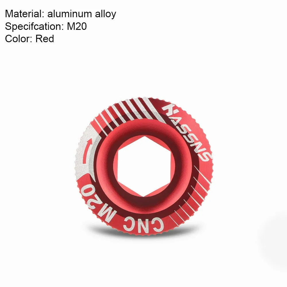 HASSNS Mtb Crank Cover Cap Bicycle Hollowtech Integrated Crankset Screw Mountain Bike Connecting Rods Cover Cap M15/M18/M19/M20
