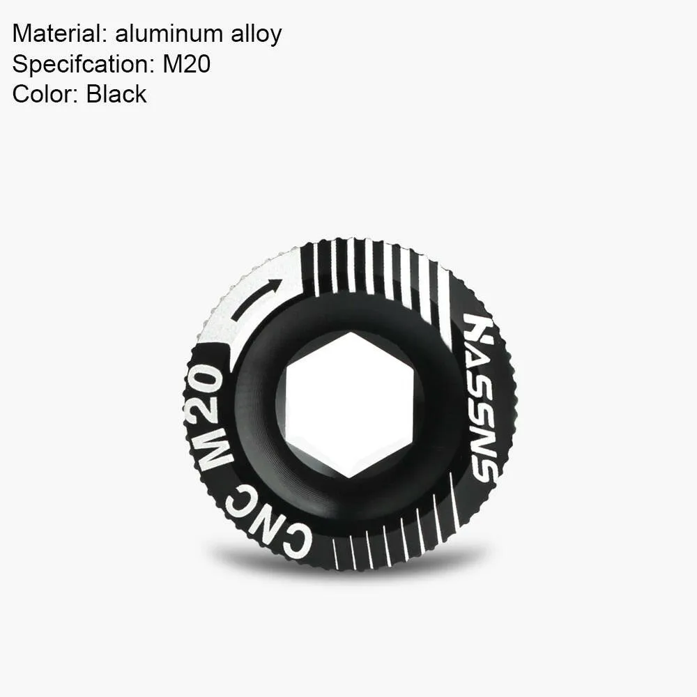 HASSNS Mtb Crank Cover Cap Bicycle Hollowtech Integrated Crankset Screw Mountain Bike Connecting Rods Cover Cap M15/M18/M19/M20