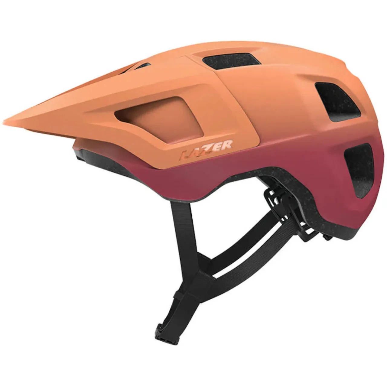 LAZER Finch KinetiCore Bike Helmet - Matte Sedona Red