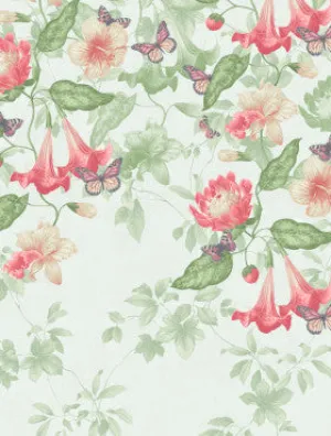 Little Greene Asterid Wallpaper - Mint