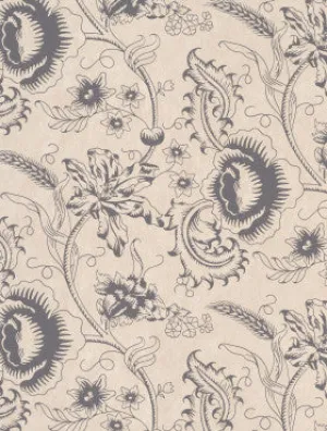 Little Greene Woodblock Mono Wallpaper - Knightsbridge