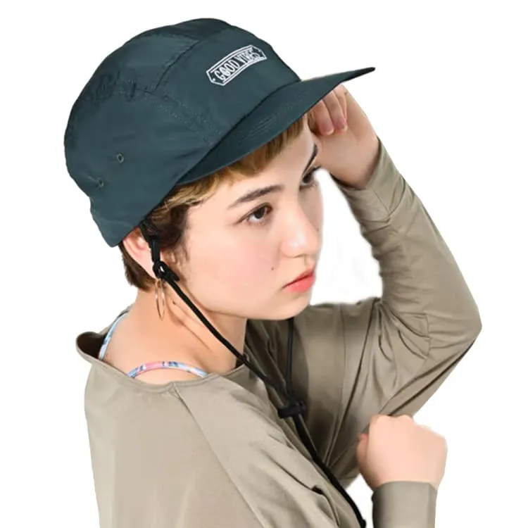Maka-Hou Womens Good Vibes Waterproof Cap-BLUE (Japanese Brand)