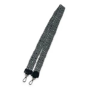 Maria Victoria |  Upcycled, Handwoven | Black and White