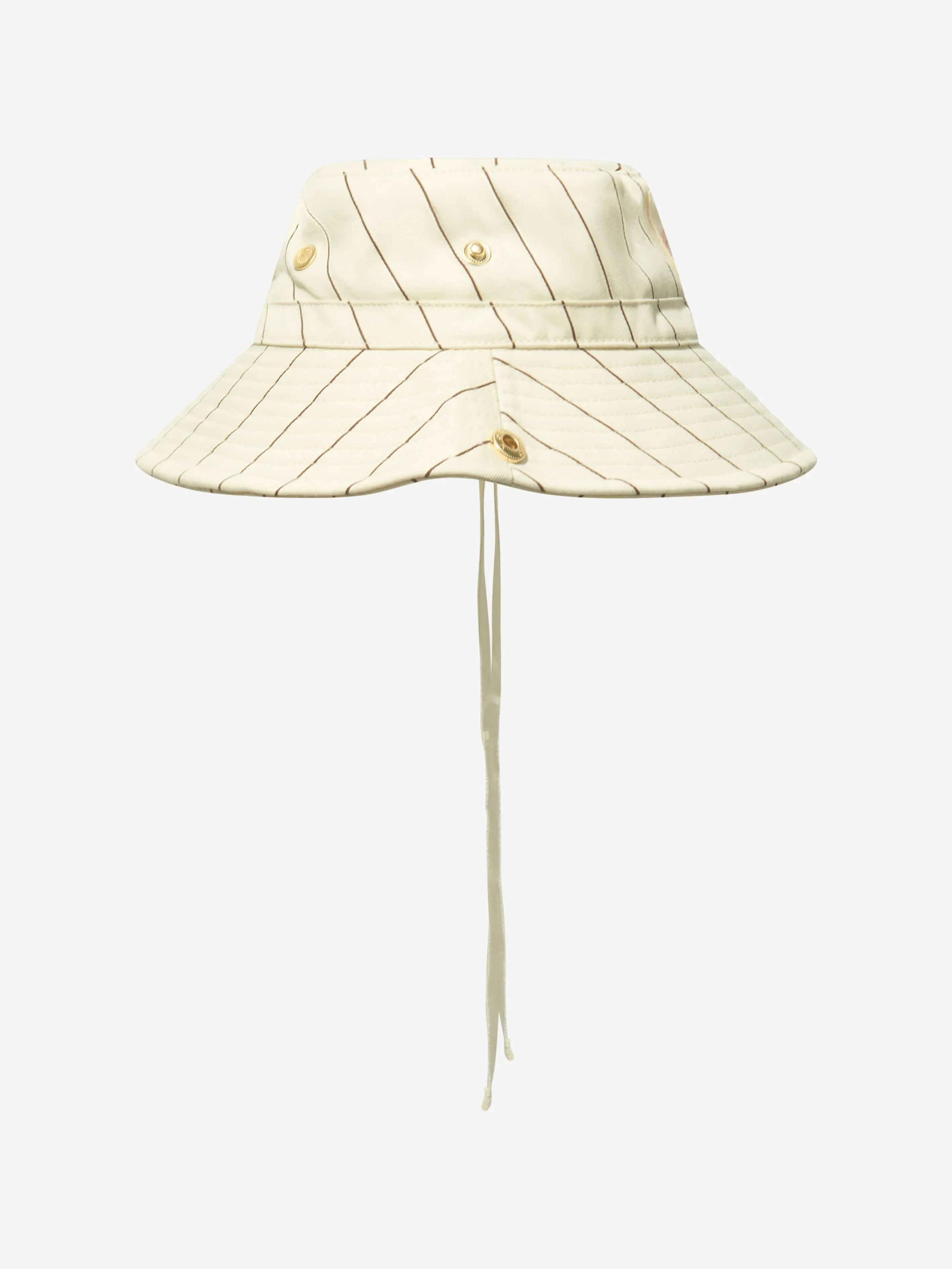 Mini Rodini Kids Feather Hike Hat in Ivory
