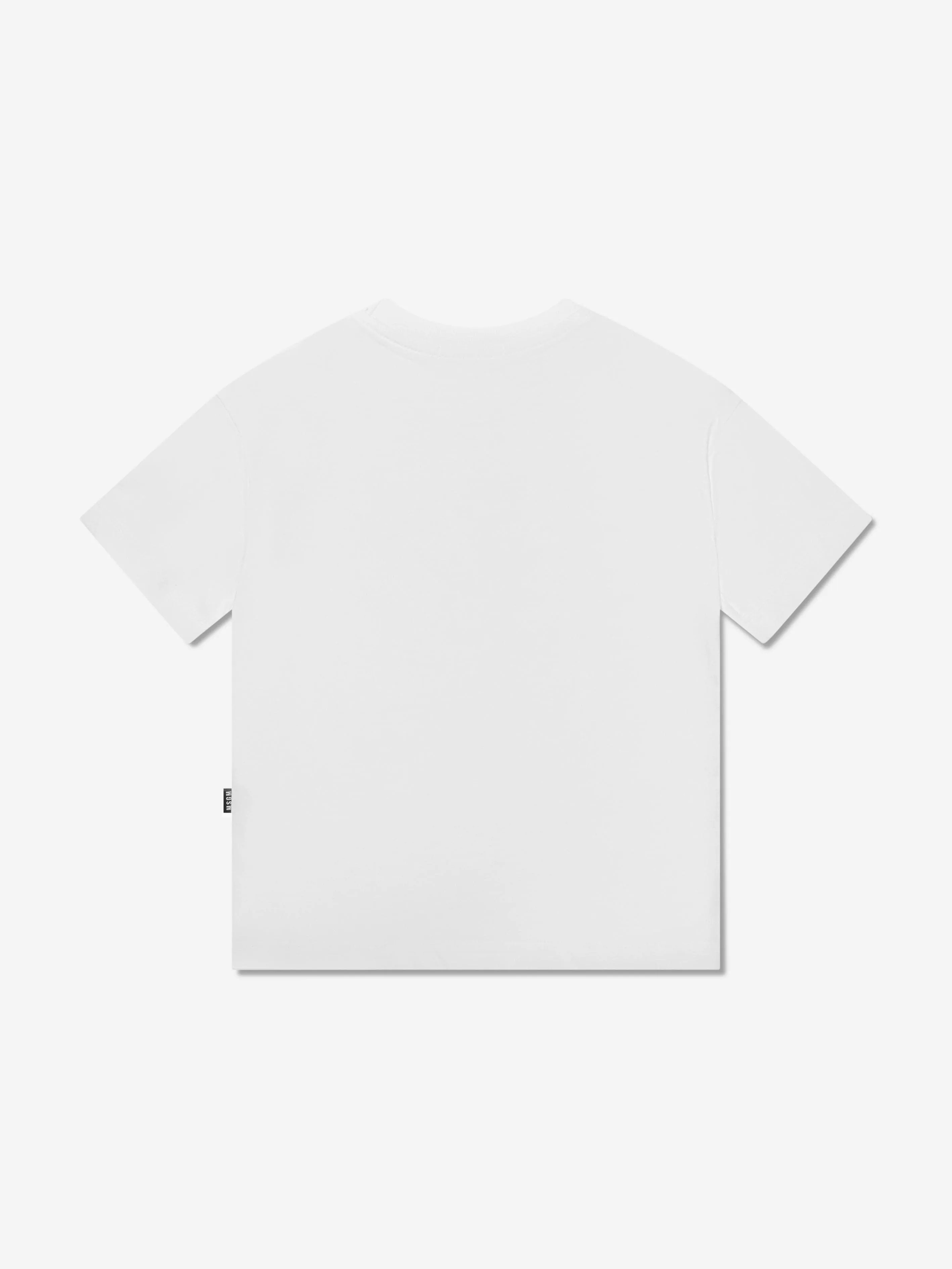 MSGM Kids Logo T-Shirt in White