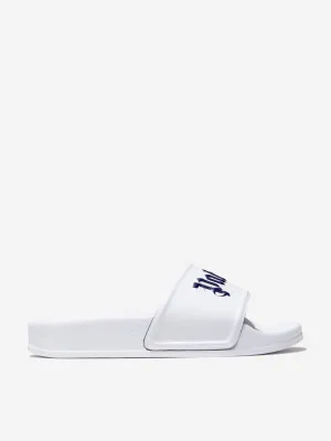 Palm Angels Boys Logo Print Sliders