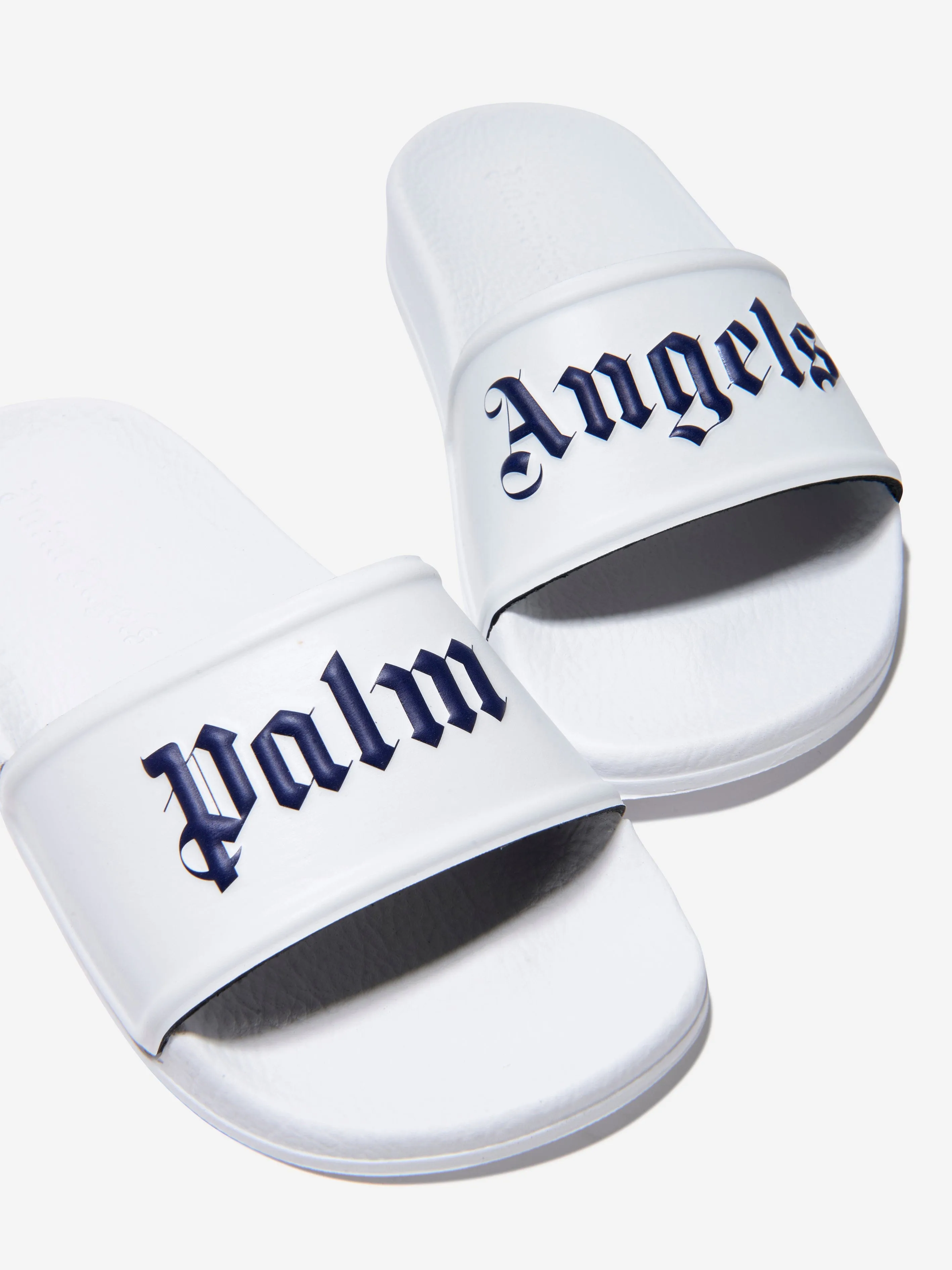 Palm Angels Boys Logo Print Sliders