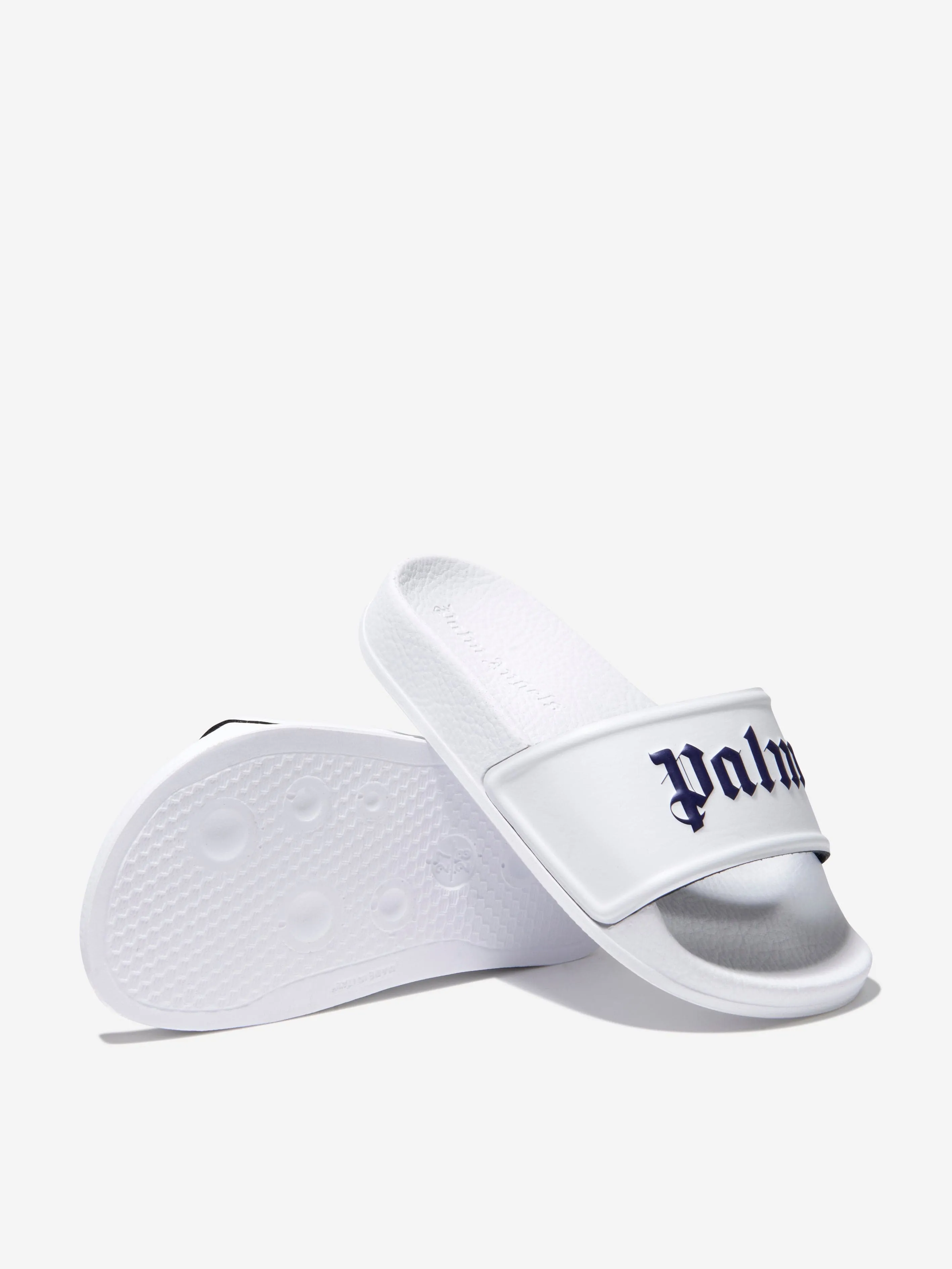 Palm Angels Boys Logo Print Sliders