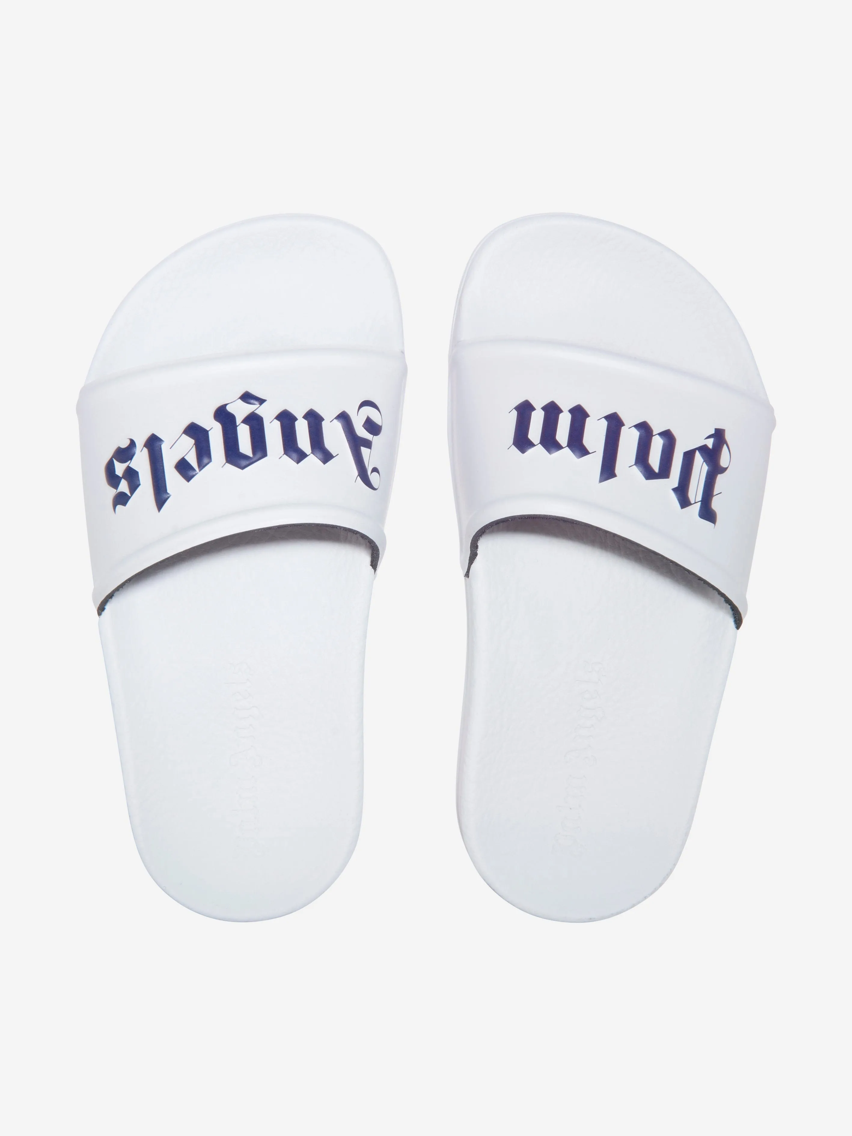 Palm Angels Boys Logo Print Sliders