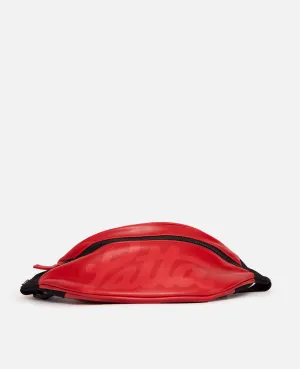Patta Faux Leather Waistbag (High Risk Red)