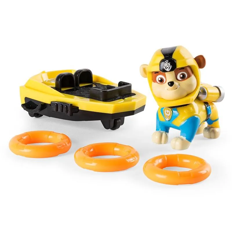 Paw Patrol Sea Patrol Rubble's Launching Surfboard - Length 4.5 cm
