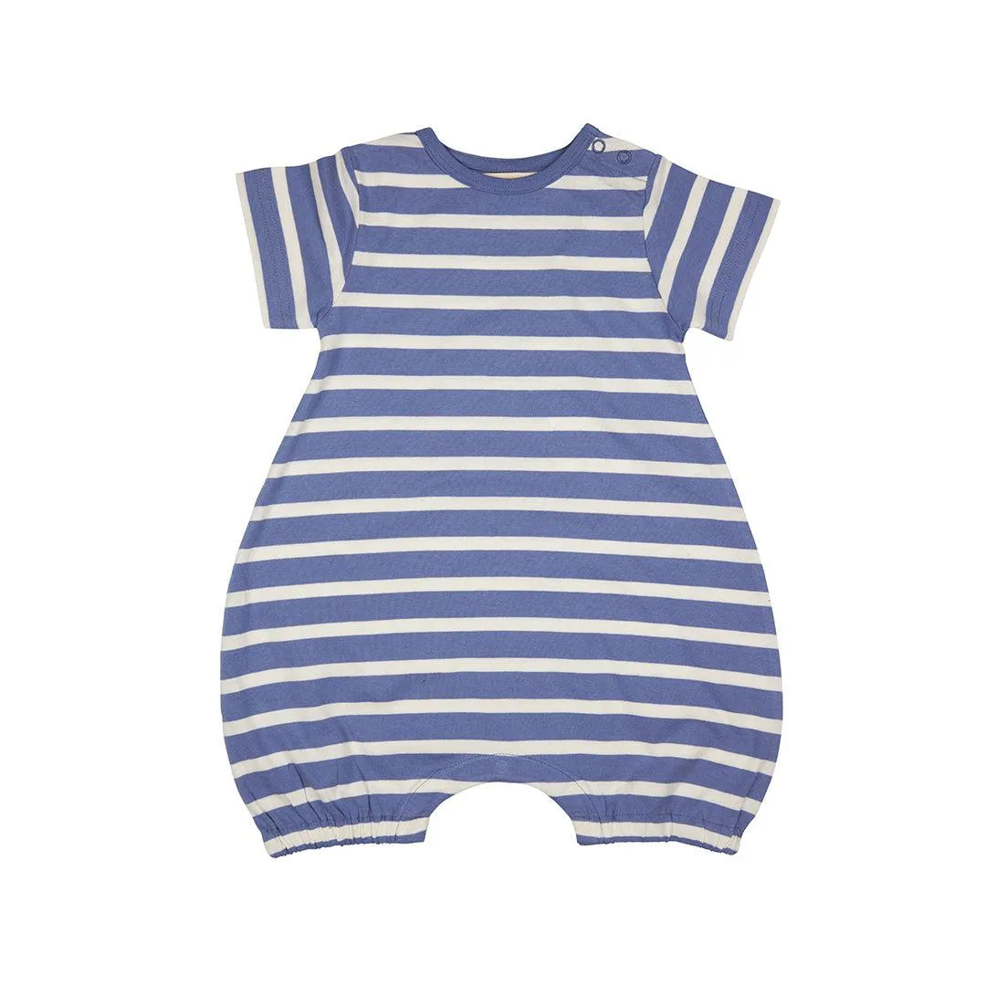 Pigeon Organics Breton Playsuit - Summer Blue
