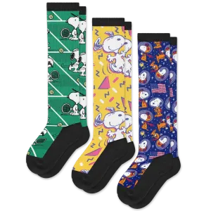 Snoopy Adventure EasyStretch™ Socks Bundle 3-Pack