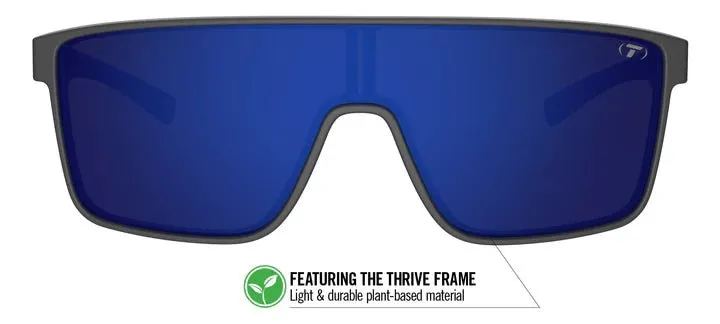 Tifosi Sunglasses Sanctum - Matte Gunmetal/Smoke Tint Blue Mirror