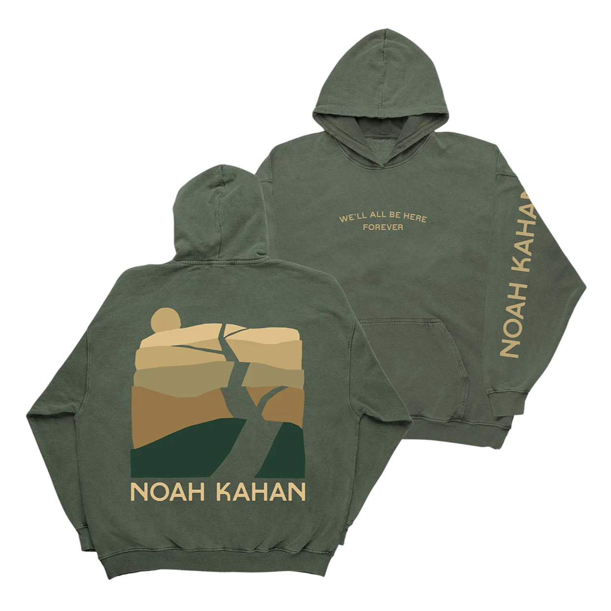 Trails Hoodie - Olive