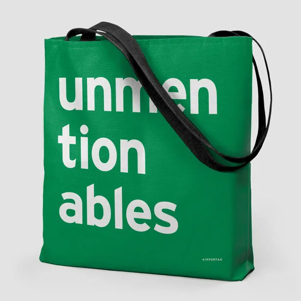 Unmentionables - Tote Bag