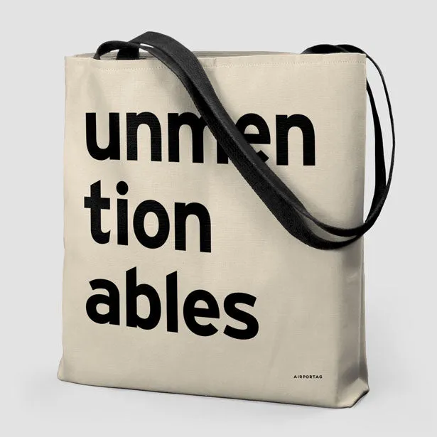 Unmentionables - Tote Bag