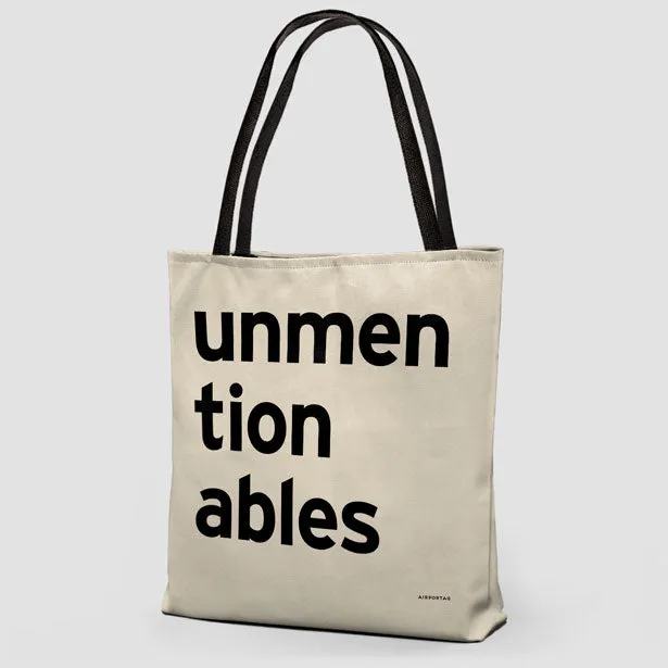 Unmentionables - Tote Bag