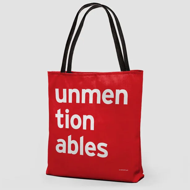 Unmentionables - Tote Bag