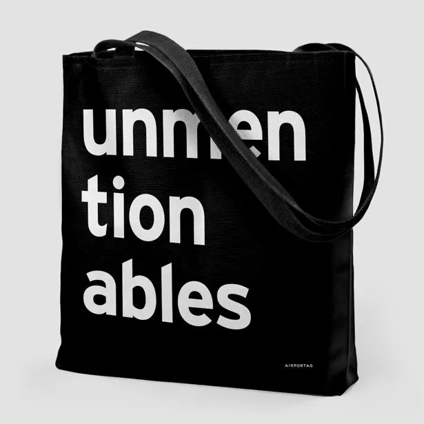 Unmentionables - Tote Bag