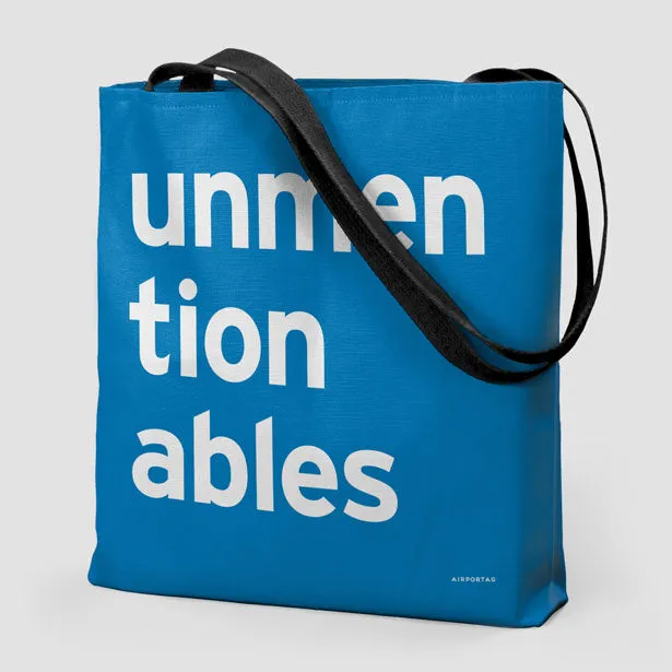 Unmentionables - Tote Bag