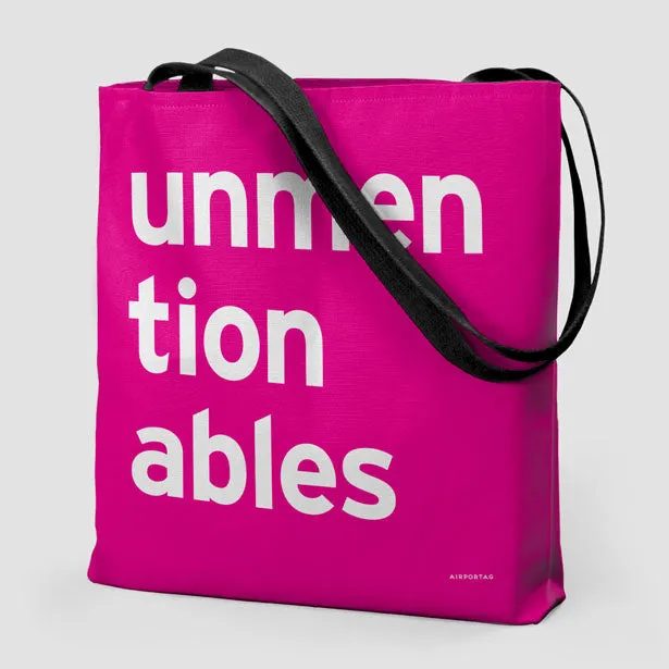 Unmentionables - Tote Bag
