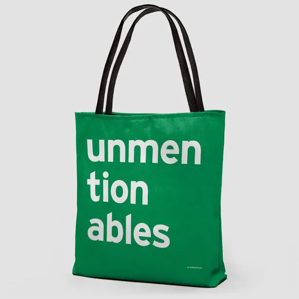 Unmentionables - Tote Bag
