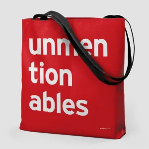 Unmentionables - Tote Bag