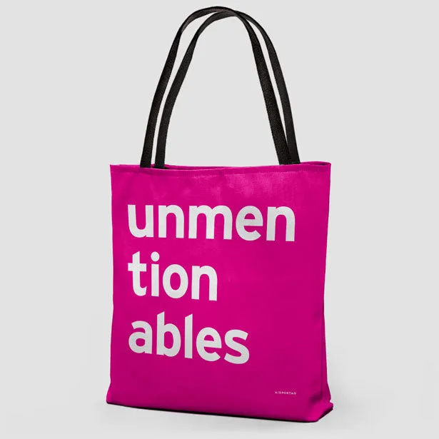 Unmentionables - Tote Bag