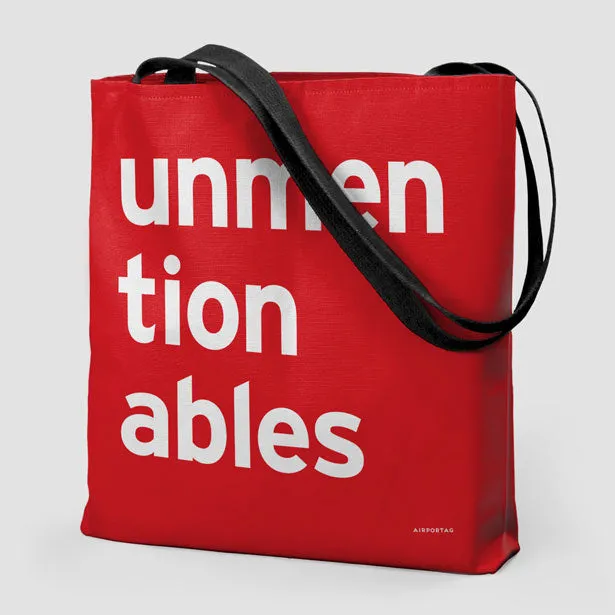 Unmentionables - Tote Bag