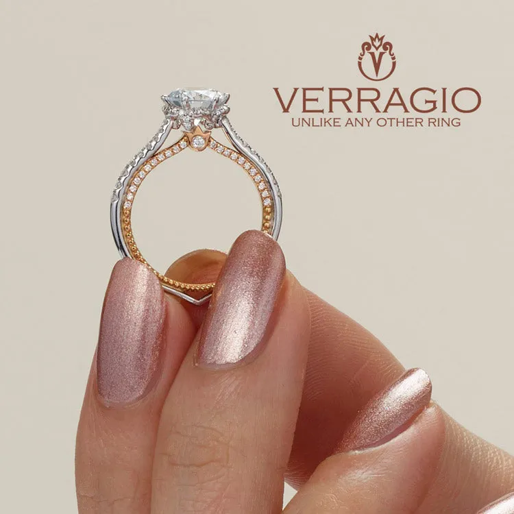 Verragio Round Diamond Center Engagement Ring COUTURE-0458RD-2WR