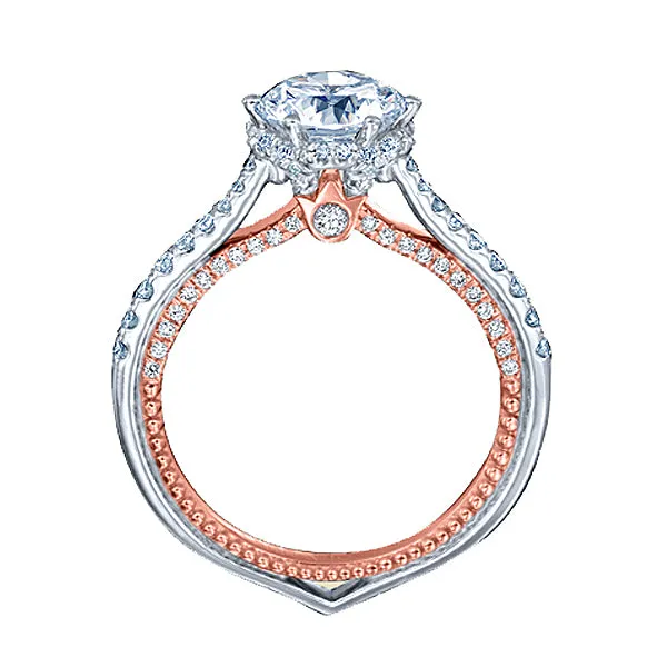 Verragio Round Diamond Center Engagement Ring COUTURE-0458RD-2WR