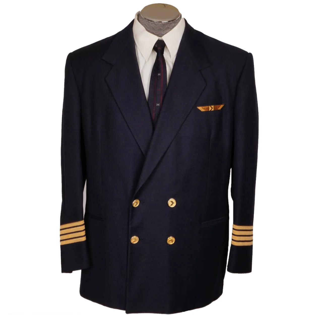 Vintage CP Air Airline Pilot Uniform Jacket Captain Canadian Pacific 1986