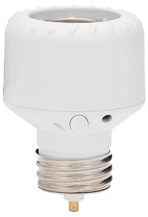 Westek SLC6CBC-4 Light Control Socket, 100 W, CFL/Incandescent/LED Lamp, White :CD: QUANTITY: 1