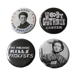 Woody Guthrie Button Bundle